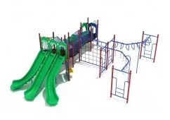 Manhattan Triple Slides and Monkey Bars For 5 Year Olds