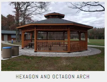 Commercial Hexagon and Octagon Arch Shelters