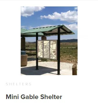 Commercial Mini Gable Shelter