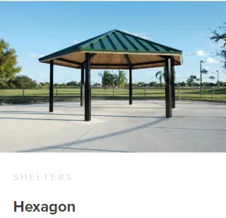 Commercial Hexagon Shelter