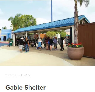 Commercial Gable Shelter